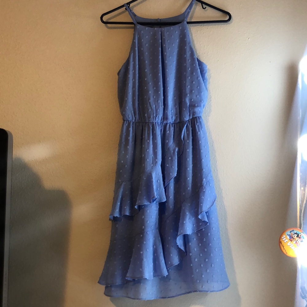 Blue casual/formal dress